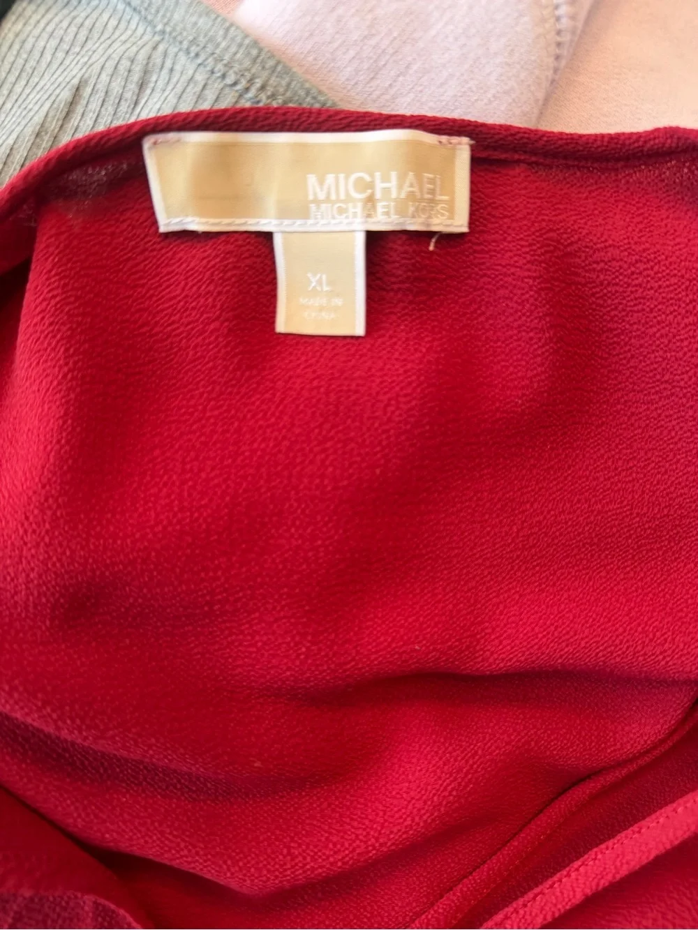 Michael Kors bold red